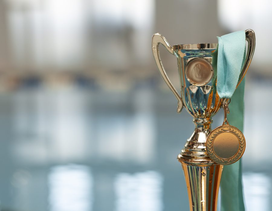 Trofeos de atletismo para carreras