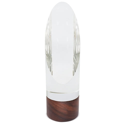 Trofeo de cristal y madera Estalagmita