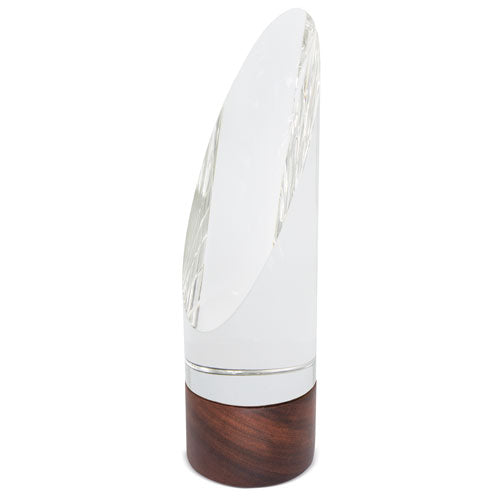 Trofeo de cristal y madera Estalagmita