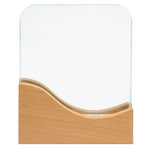 Trofeo de cristal y madera Rectangular