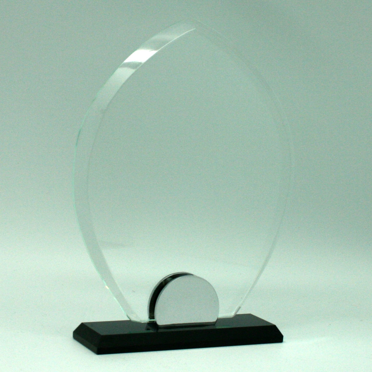Trofeo de Cristal en Hoja