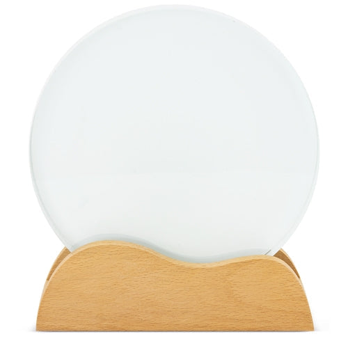 Trofeo de cristal y madera para sublimar Marsik
