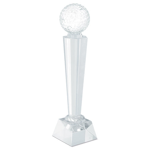 Trofeo deportivo de cristal Caddie