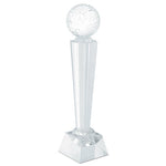 Trofeo deportivo de cristal Caddie