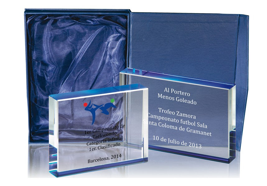Trofeo de Cristal Placa
