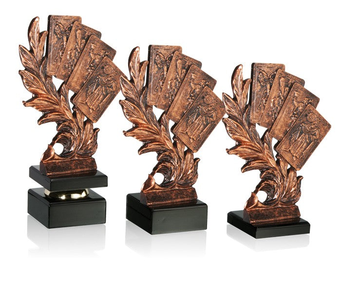Trofeo en Resina Cartas