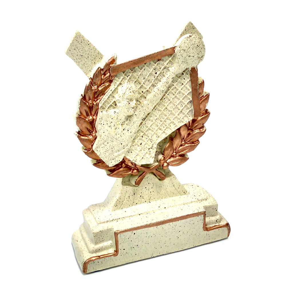 Trofeo en Resina Portero Bronce