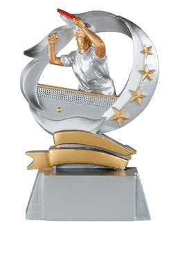 Trofeo en Resina Jugador de Ping Pong