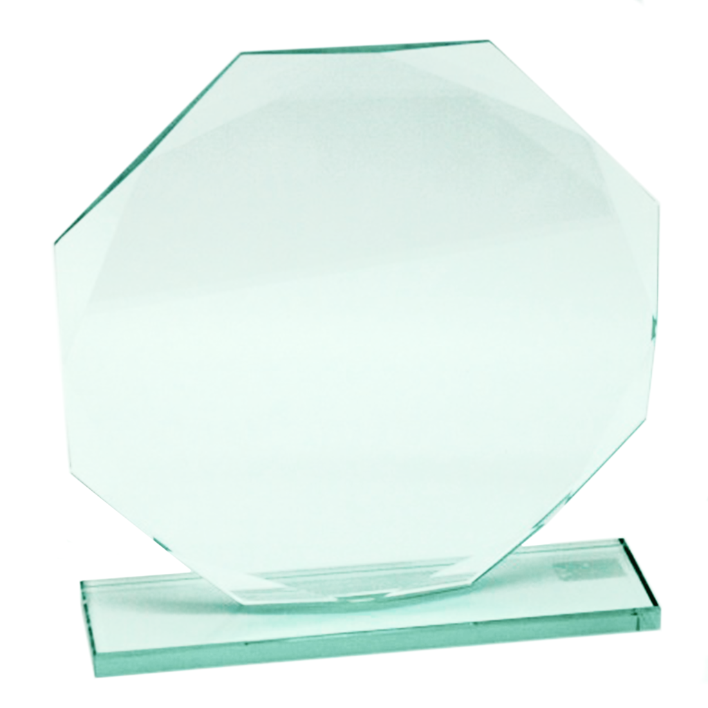 Trofeo de Cristal Octogonal