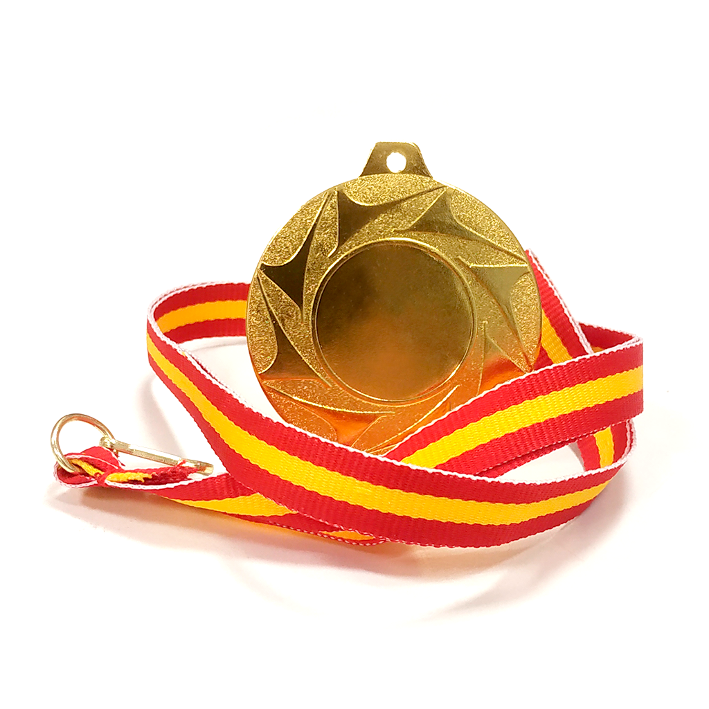 Lote 50 Medallas grabadas con cinta