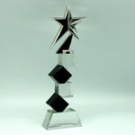Trofeo de Cristal Cubos y Estrella