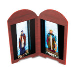 Retablo dúo de los mandamientos Moisés