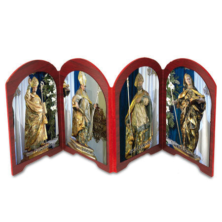 Retablo cuádruple de los mandamientos Santa María