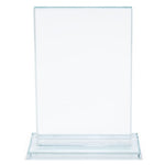 Trofeo de cristal Eco Trass rectangular