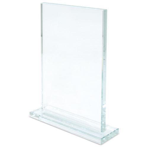 Trofeo de cristal Eco Trass rectangular