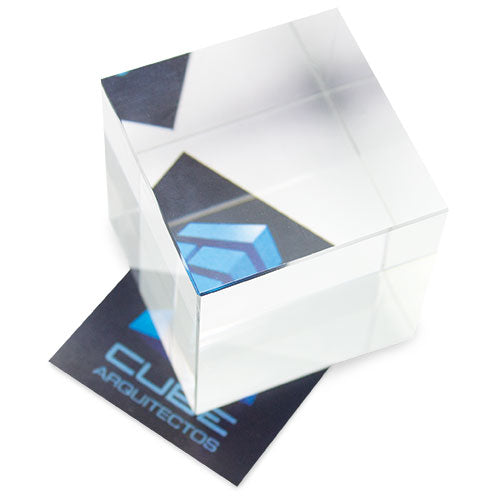 Pisapapeles de cristal Gesis con efecto lateral